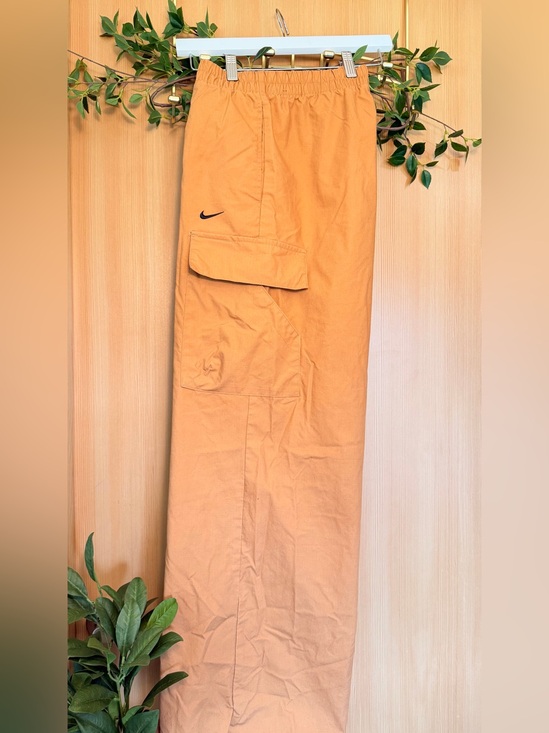 Nike Pants - Nike Cargo Pants Large Tan Khaki Utility Cargo Pocket Straight Leg Pants